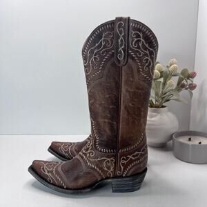 Old Gringo Yippee Ki Yay Snip Toe Embroidered Boots Women's US 7B NWOB